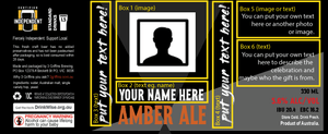 Personalised Amber Ale