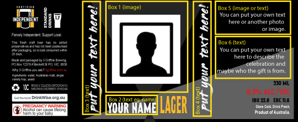 Personalised Lager